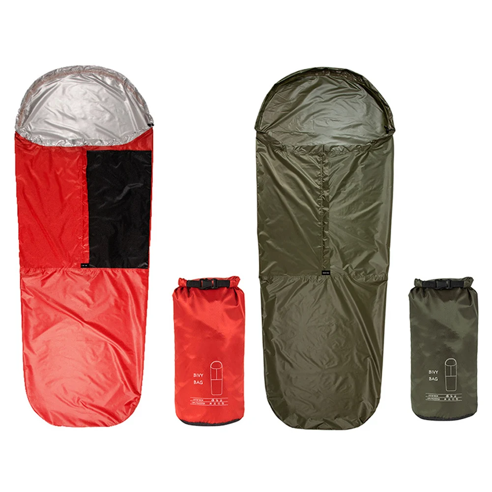 

Ultralight Waterproof Bivy Sack Heat Reflective Sleeping Bag For Camping Hiking Survival Outdoor Sleeping Gear Accesseries