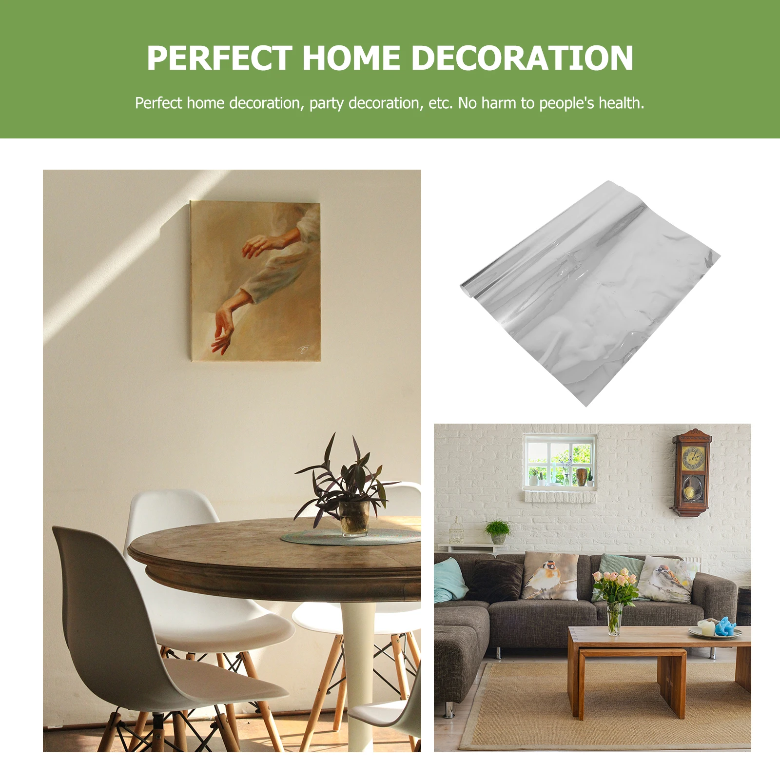 

Mirror Sticker Waterproof Decal Wall Decor Pet Bathroom DIY Acrylic Tiles Doors Windows Closet Home PartyDecoration