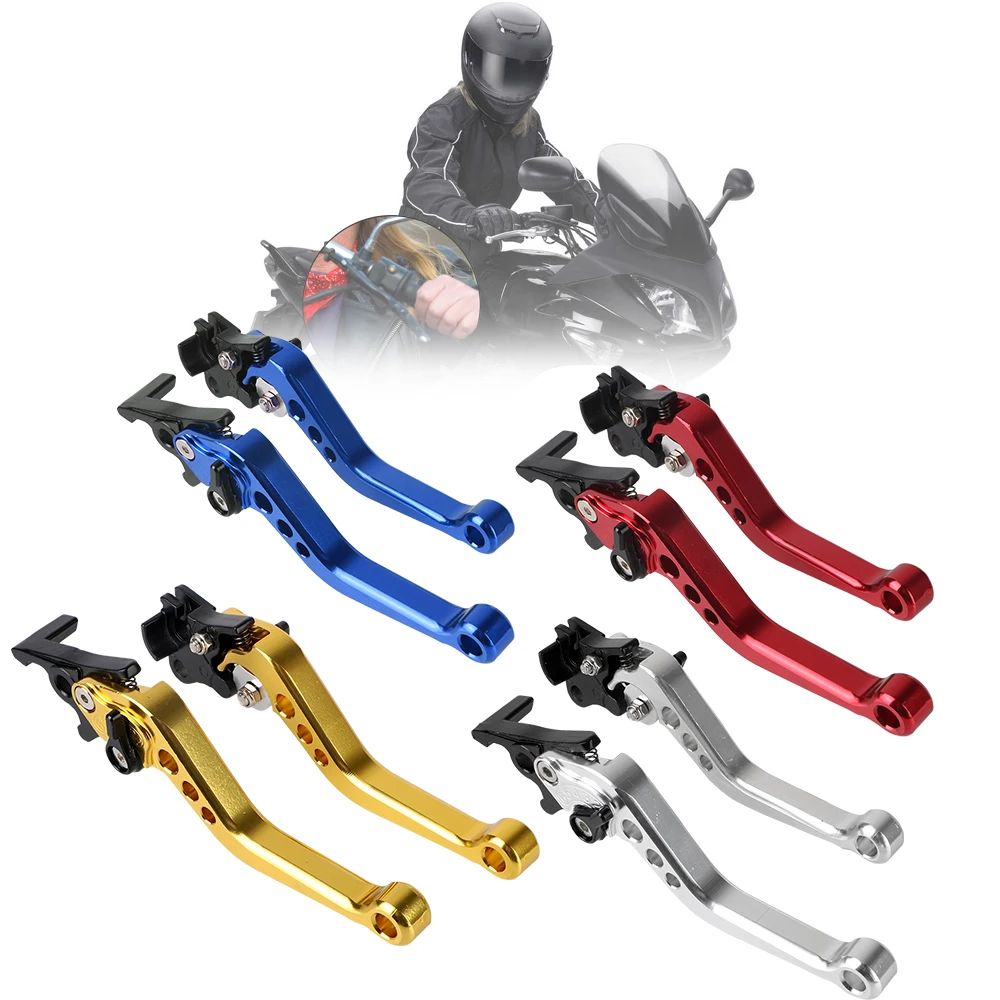 Universal Fit for Motorbike Modification CNC Motorcycle Clutch Drum Brake Lever Handle 1 Pair Alloy Motorcycle Brake Handle image 6