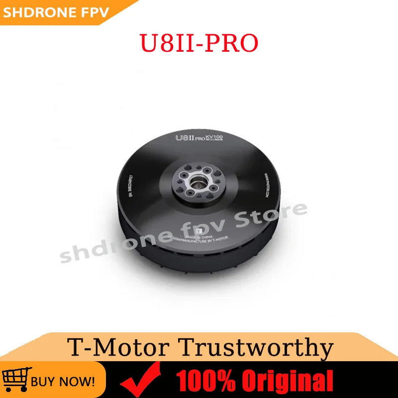T-Motor U8II Pro KV100 Brushless Thrusting Big Motor Max Power 1450W for RC Helicopter Customized Robotic Dynamic High Torque