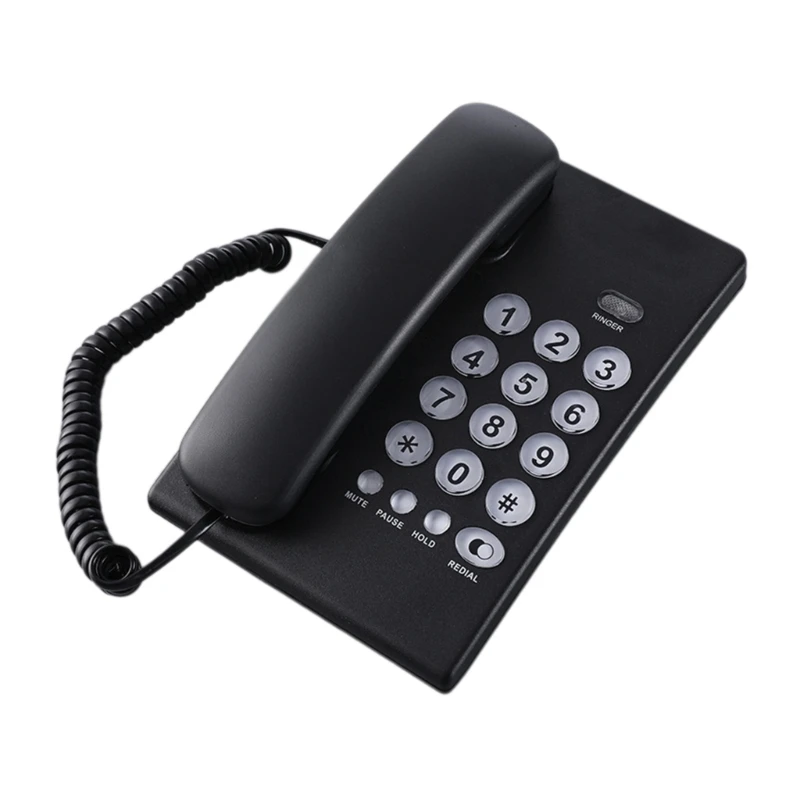 Corded Phones Landline Home Phone Landline Phones Big Button Landline Telephone for Office Hotel Home Bathroom