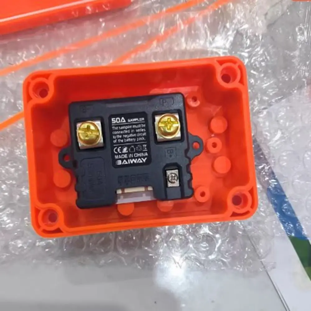 Scatola per alloggiamento di giunzione per custodia impermeabile IP67 Scatola per strumenti in plastica ABS di colore arancione Custodia per progetti elettronici per esterni e interni