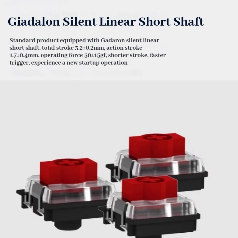 DOIO Aluminiumlegierung Computer Netzschalter Tragbarer Desktop-Computer Mehrfarbiger externer Desktop-Netzschalter GATERON KB01-13