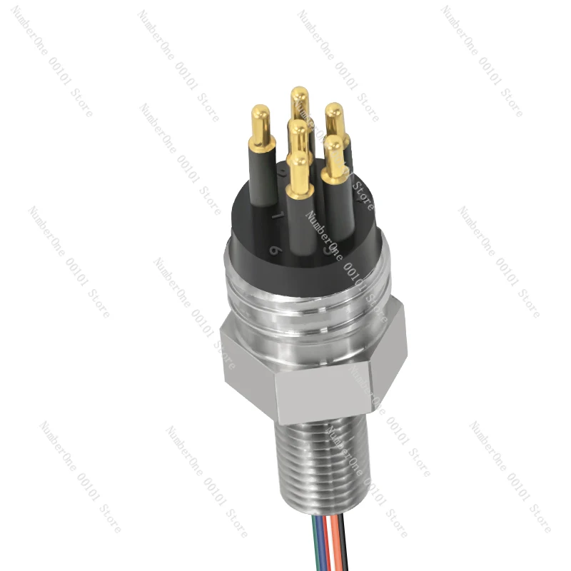 MCIL6F/MCBH6MSS 6 Pins Male Female Marine Waterproof Bulkhead Terminal Connection for Submarine Application