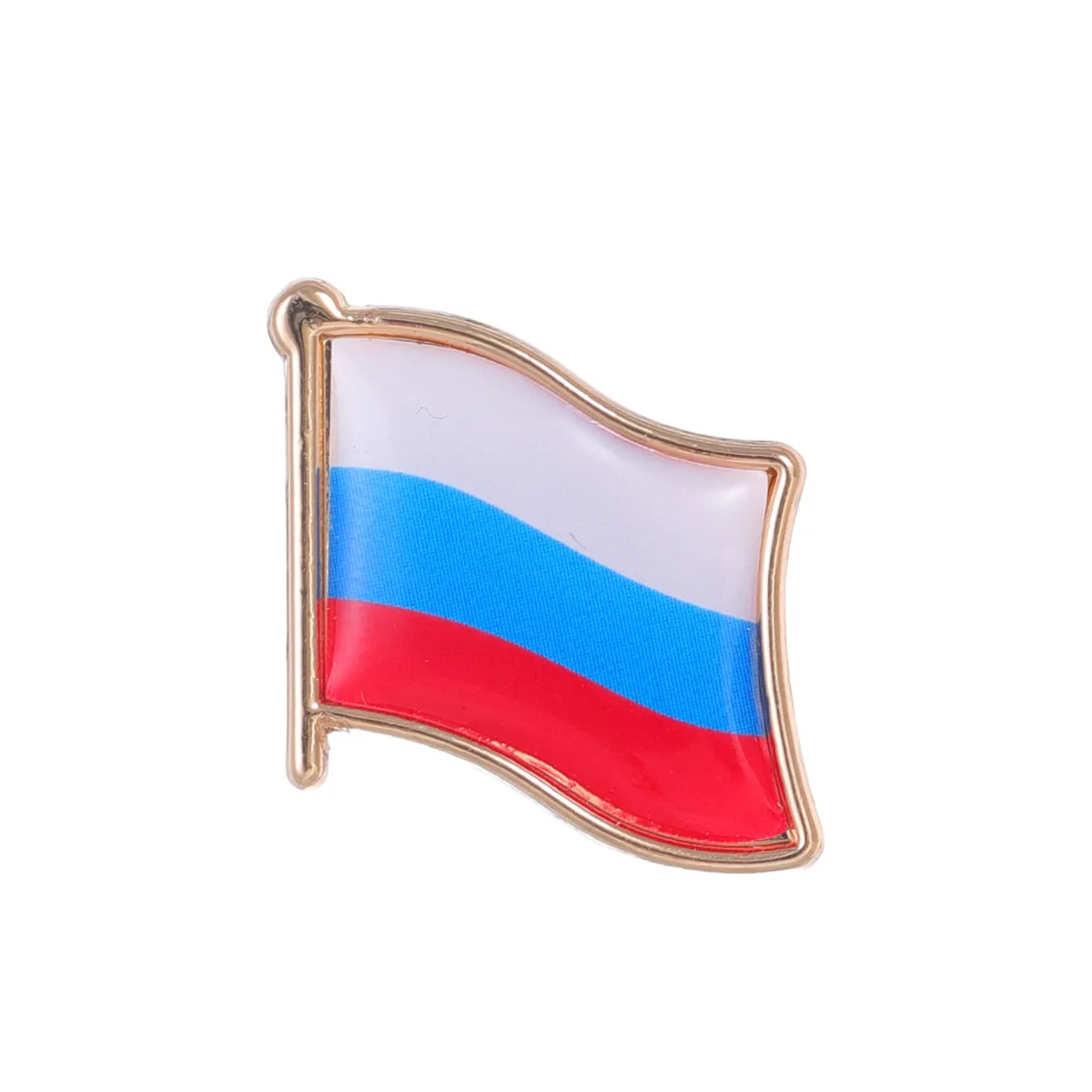 National flag, Russian Victory Day pin brooch, cross-border Epoxy badge, oil drop collar pin, men's and women's pins