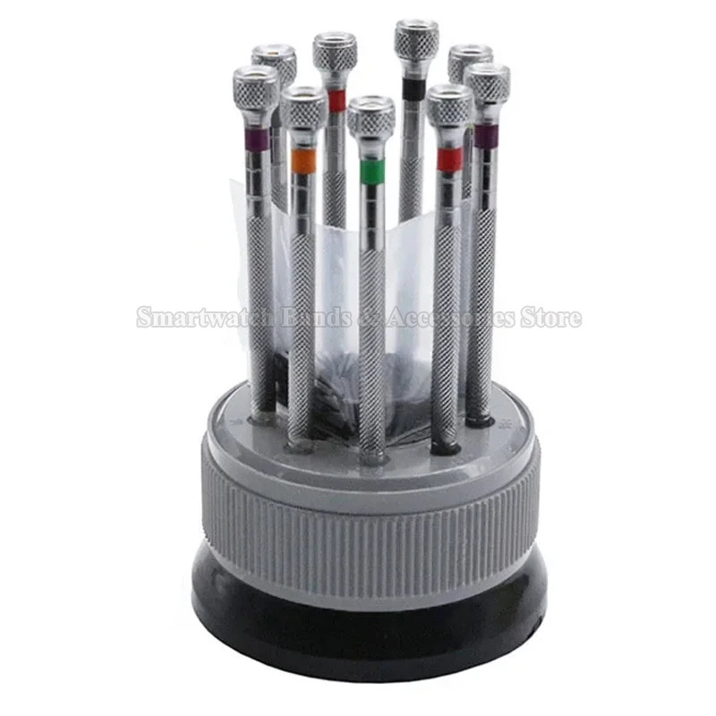9PCS 0.8-2.0mm Screwdriver Set Watch Repair Tool Kit Removal with Replacement Watchmaker for Watchmaker Watch Tools Accessories