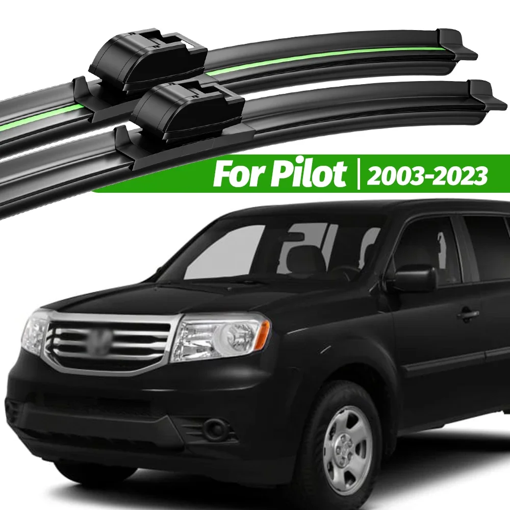 

For Honda Pilot 2003-2023 2pcs Front Windshield Wiper Blades 2004 2008 2009 2012 2015 2016 2022 Windscreen Window Accessories