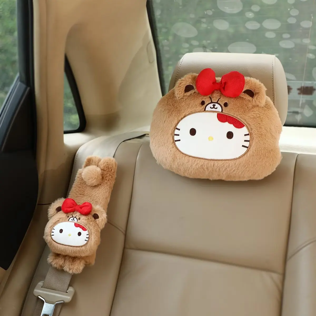 

Car Neck Pillow Memory Foam Protective Lumbar Back Support Breathable Car Headrest Cushion Relieve Stress Car Seat Pillow