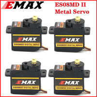 2PCS / 4pcs EMAX ES08MDII ES08MA II Digital Servo 12g/ 1.6/2.0 kg.cm High-speed Mini Metal Gear for RC Model Boat Car Robot