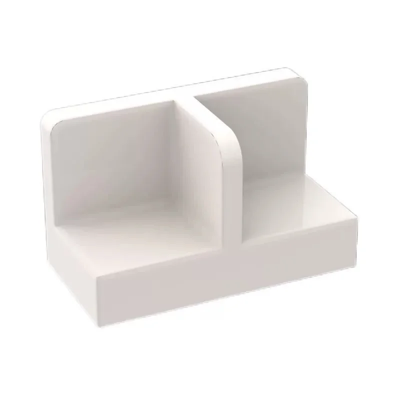 50g/102PCS 93095 Panel 1X2X1 With Round Corners Block Moc Color Compatible with Brick DIY Children's Toy Assembly