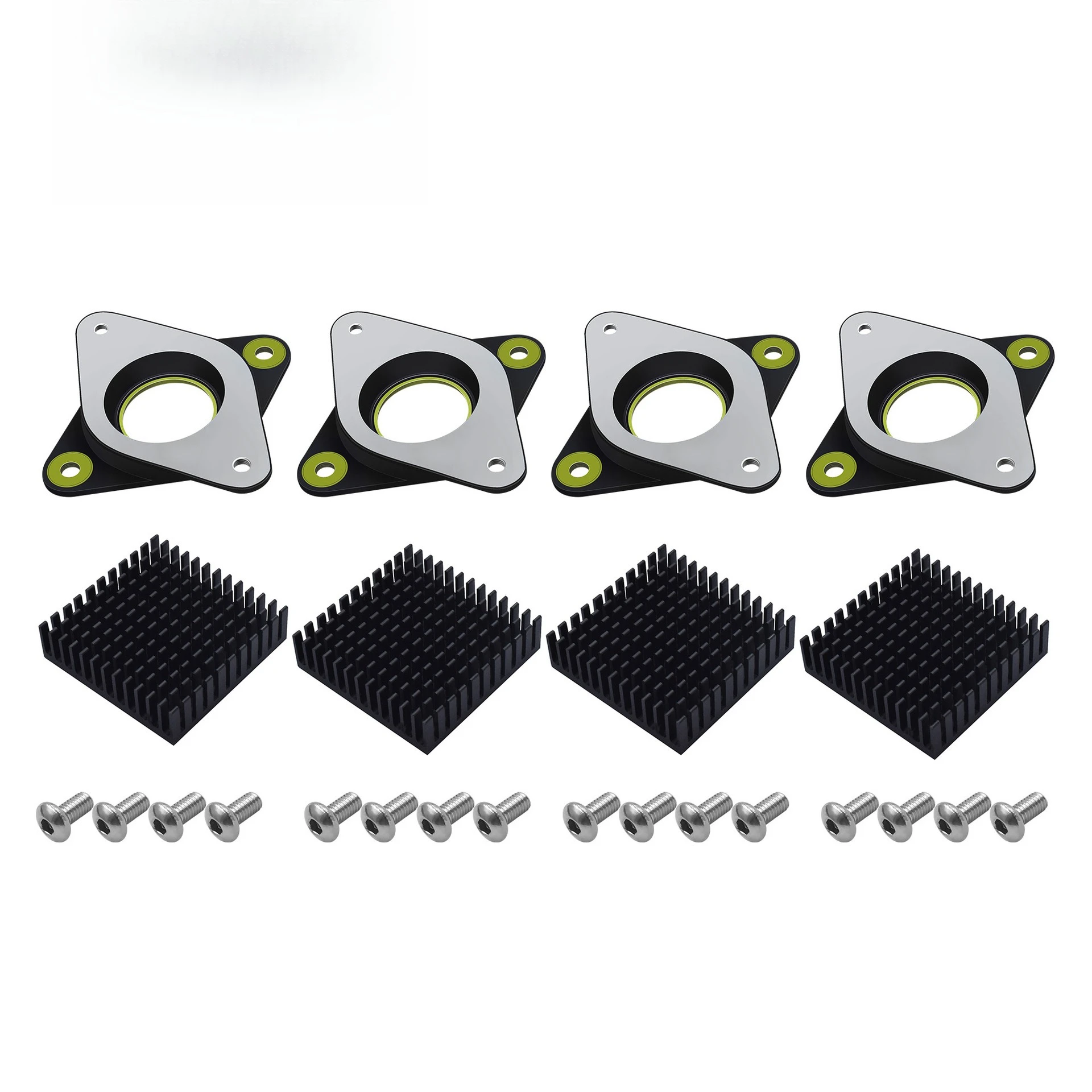 42 Special shock absorber/ring/pad for stepper motor, size length 54 * width 54 * thickness 7mm heat sink kit