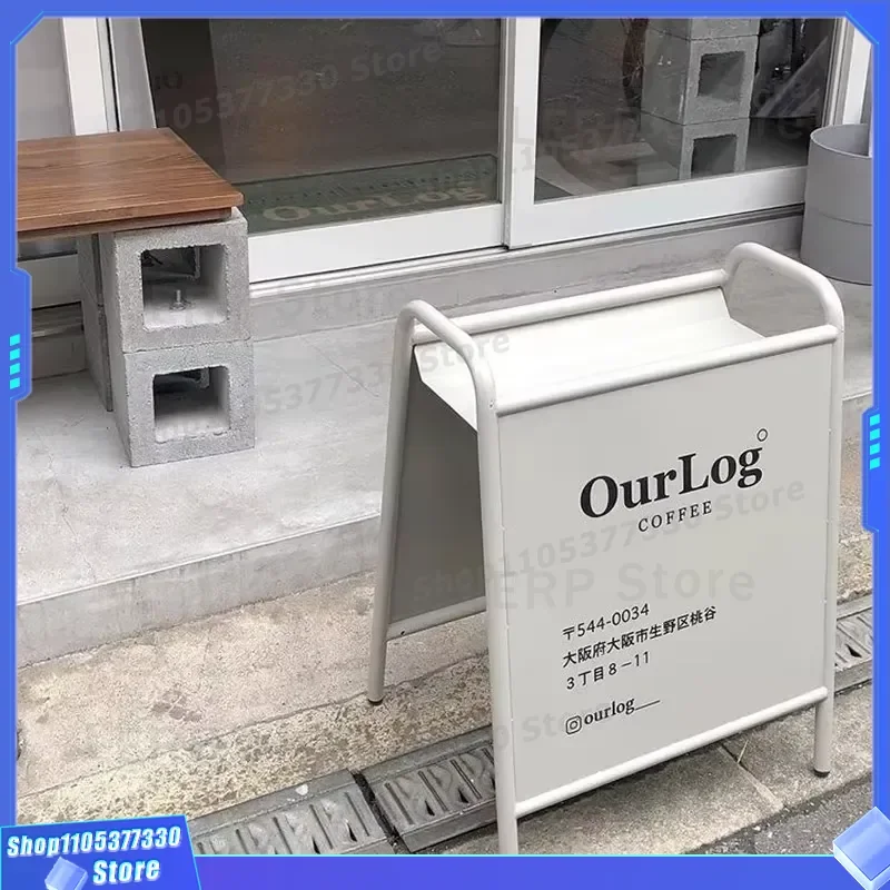 Double Sided A Frame Sidewalk Sign Stand Outdoor Advertising Display Board for Street Road Poster Billboard Wholesale
