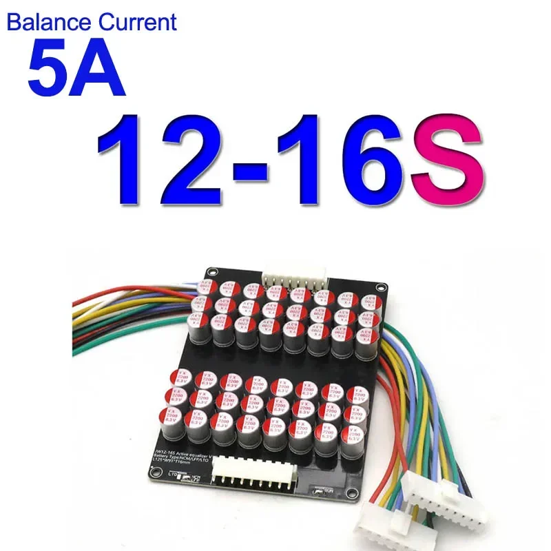 1.2-7A Active Balance Board eBike 18650 Li-ion LiFePo4 Balancer Lithium Battery Pack Energy Transfer 4S 8S 10S 16S 32S Equalizer