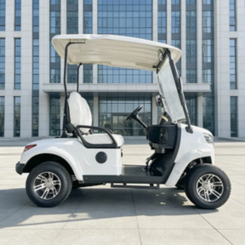 Electric Golf Cart Suitable Villas Factories Resorts Small Transport Cart Seats With Armrests Gear Adjustment Free Custom Color