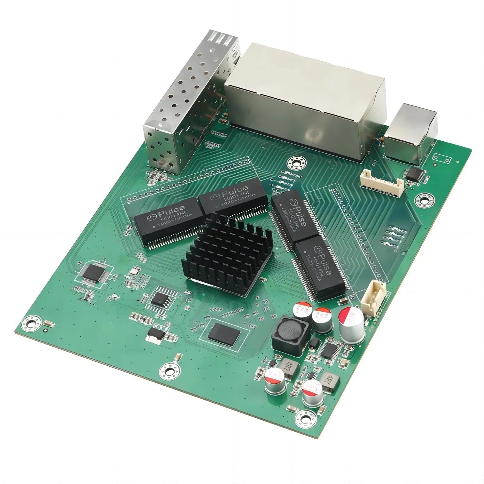 Good Managed Industrial Ethernet Switch Gigabit  PoE 8+2 Port WEB VLAN Network Switch Board For Enterprise Office OEM ODM