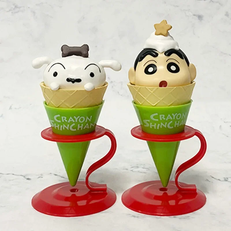 Crayon Shin-chan figurine Nohara Shinnosuke internet celebrity GK ice cream Nohara Kobai ice cream anime doll decoration