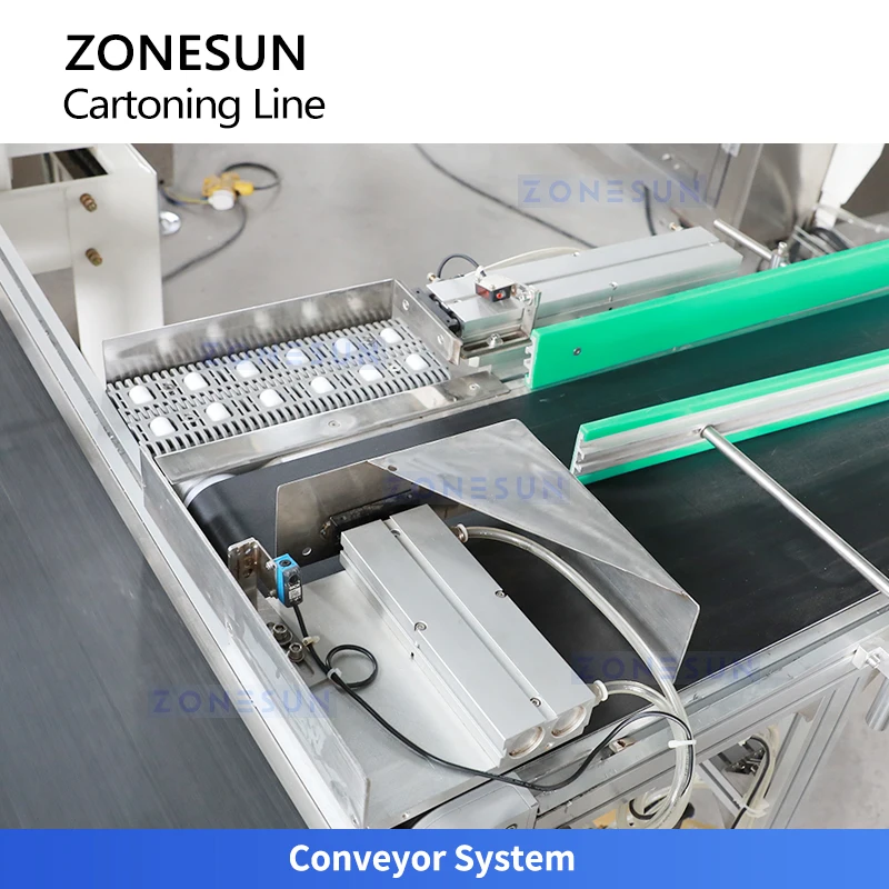Zonesun ZS-FAL180V5 Linea di imballaggio completamente automatizzata con cartoncino, imballaggio di custodie e funzioni di sigillatura di scatole