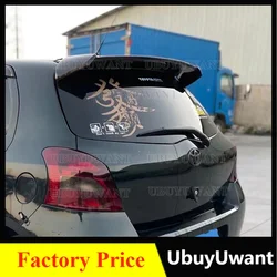 For Toyota Yaris Glossy Black Spoiler 2008 2009 2010 2011 2012 2013 ABS Spoiler Rear Trunk Wing Car Styling