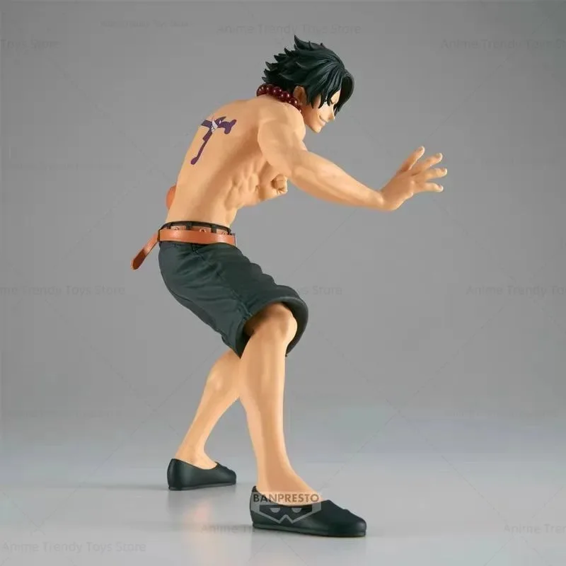 Bandai Banpresto One Piece BRC Portgas D. Ace & Barba Branca Piratas Anime Figura de ação Oficial Modelo colecionável presente