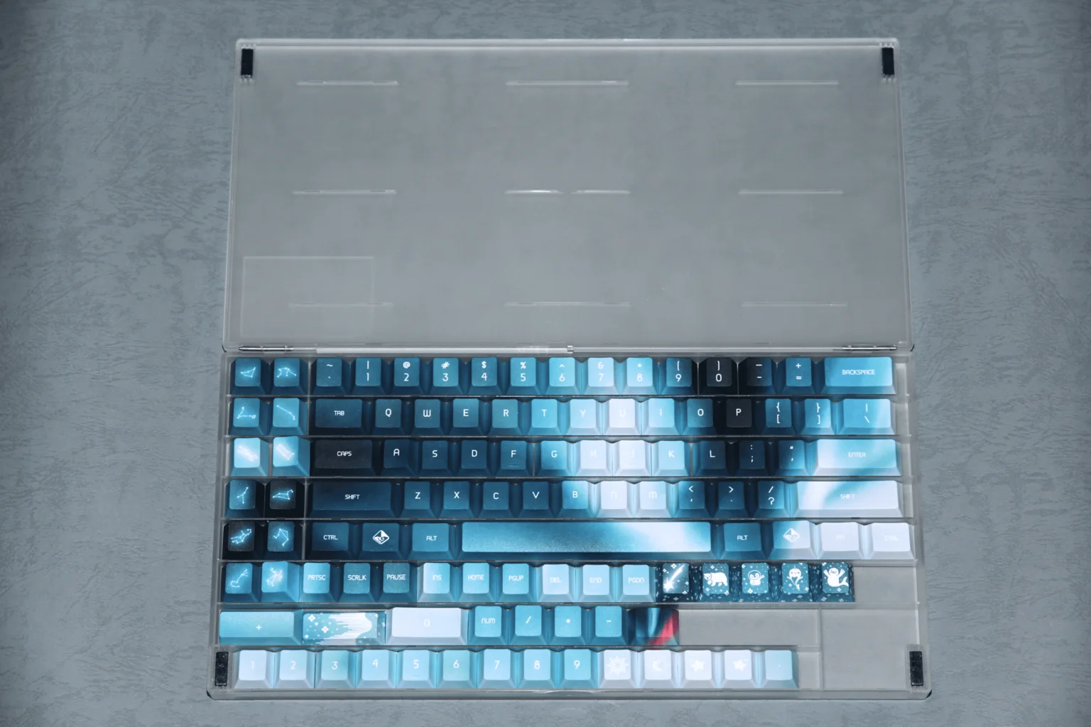

[Aurora] PBT hot sublimation, original cherry factory, highly customized keycaps