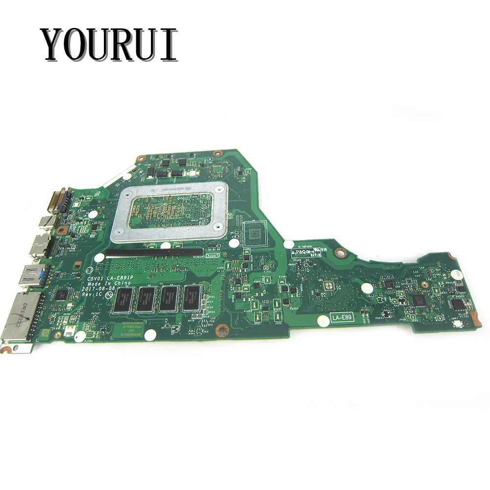 For Acer Aspire A515 A515-51 Laptop Motherboard with I5-8250U CPU 4GB RAM LA-E891P Mainboard