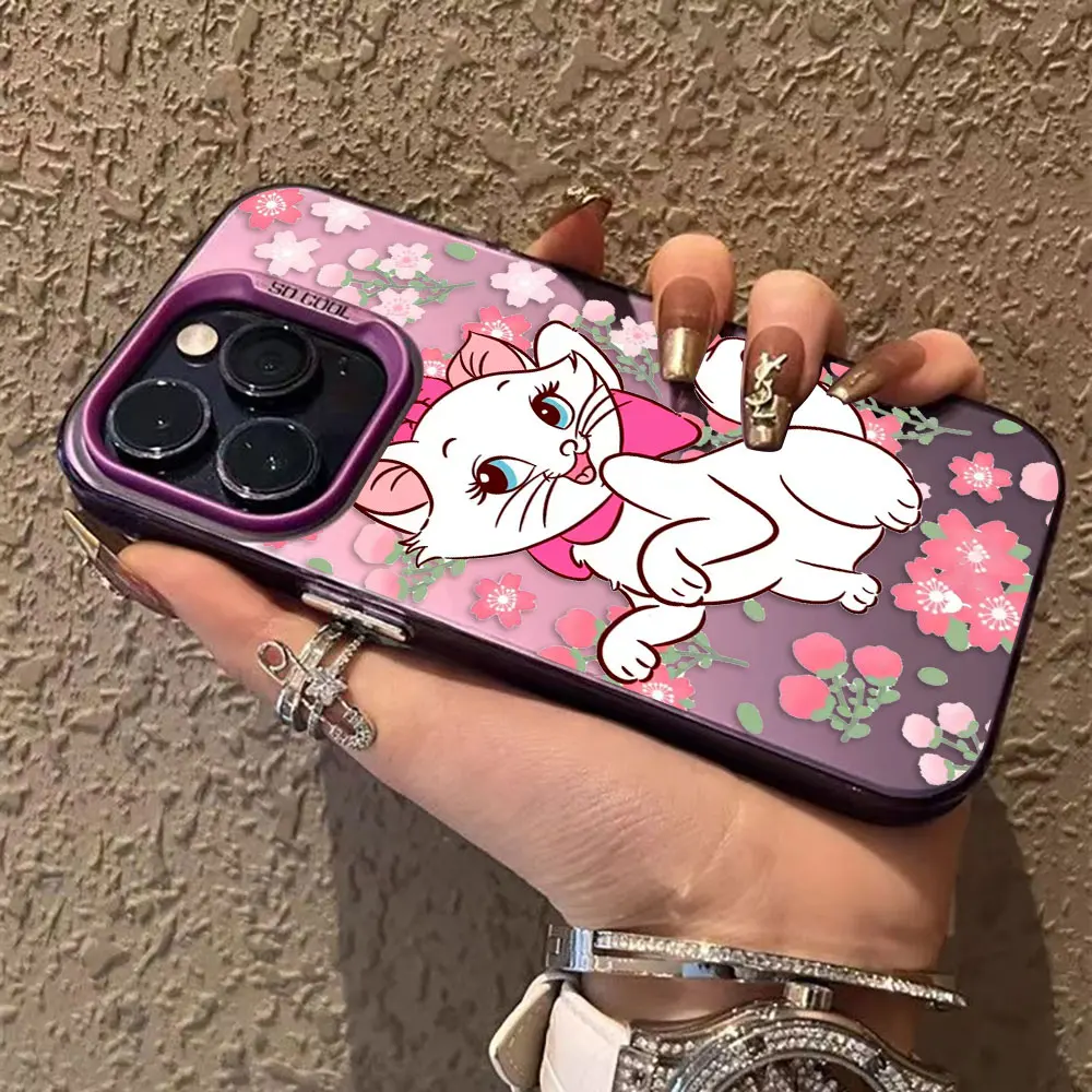 Disney Aristocrats Marie Cat Cover Phone Case For Samsung Galaxy S25 2S4 S23 S22 S21 S20 S30 FE ULTRA PLUS Hard Shockproof Case