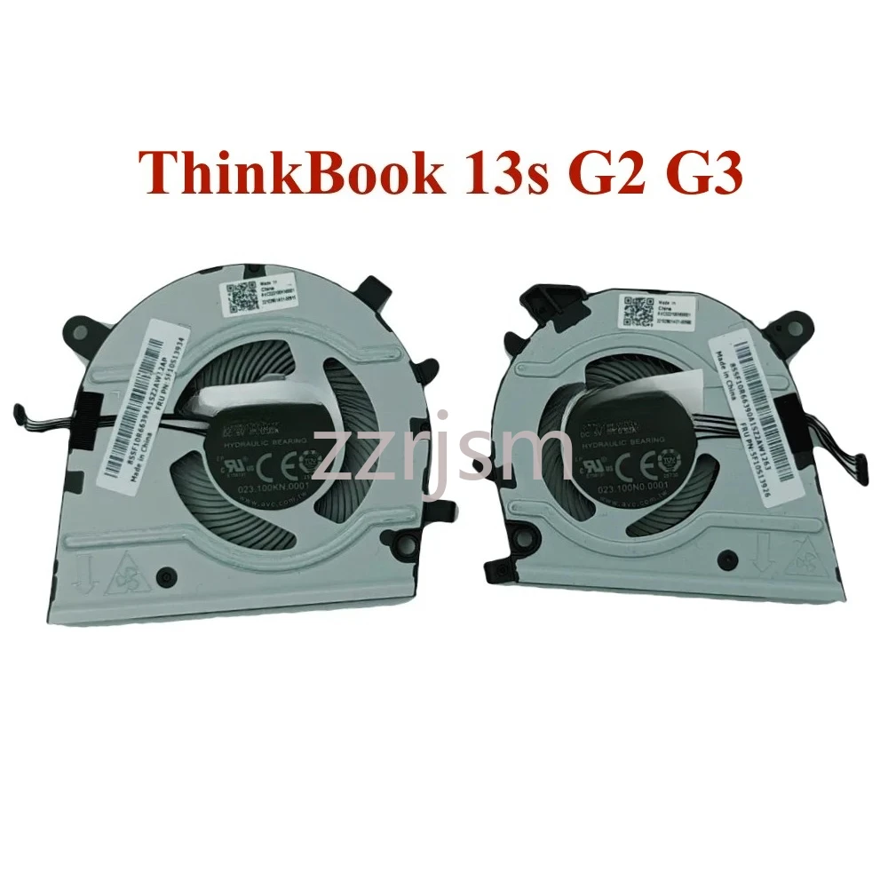 

Laptop CPU GPU Cooling Fan for Lenovo ThinkBook 13s G2 ITL 20V9 G2ARE 20WC 5F10S13934 5F10S13926