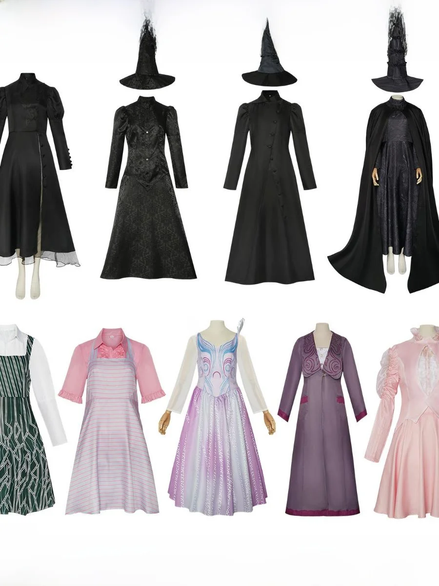 Magische Heksenkostuum Halloween Stage Performance Kleding Etnische Podiumoutfits Dames Cosplay Traditionele Chinese Kleding