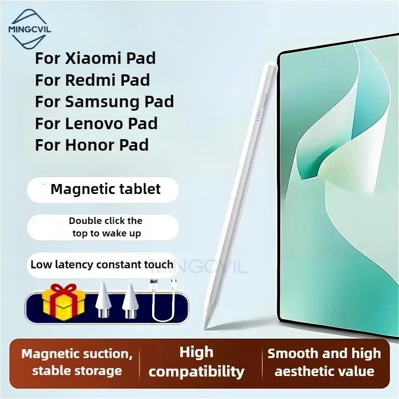 for Xiaomi Pad 67 pen For Samsung Pad without Palm Rejection Tilt,for Honor Redmi Pad Pro pen for All Android Tablet Phone Pen