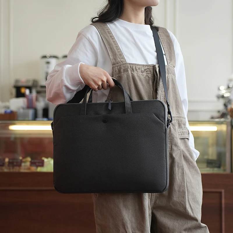 

Fashionable large-capacity business commuter handbag Unisex portable briefcase Lightweight student laptop crossbody bag