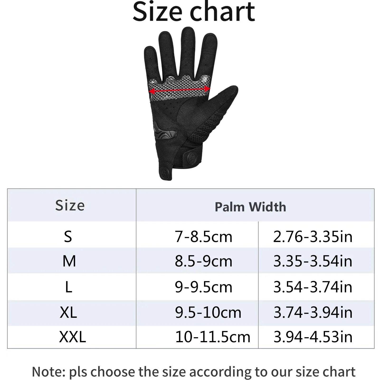 Motorcycle Gloves For Men Women Carbon Fiber Knuckle Full-Protection Motocross Gloves Touchscreen Warm Dirt Bike Gloves