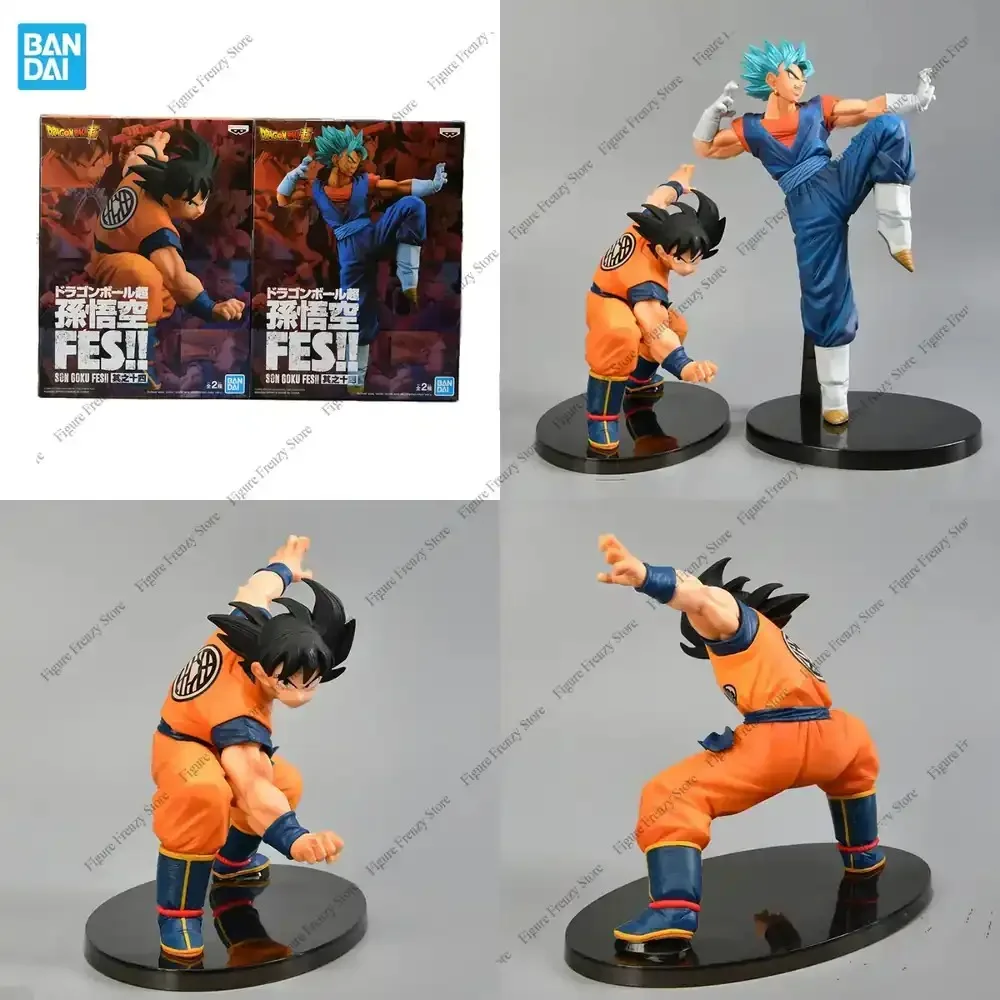 

Special Offer Banpresto Dragon Ball Z Action Figures for SSGSS Vegetto Goku Anime Collectible Mol Dolls Toys Figurines