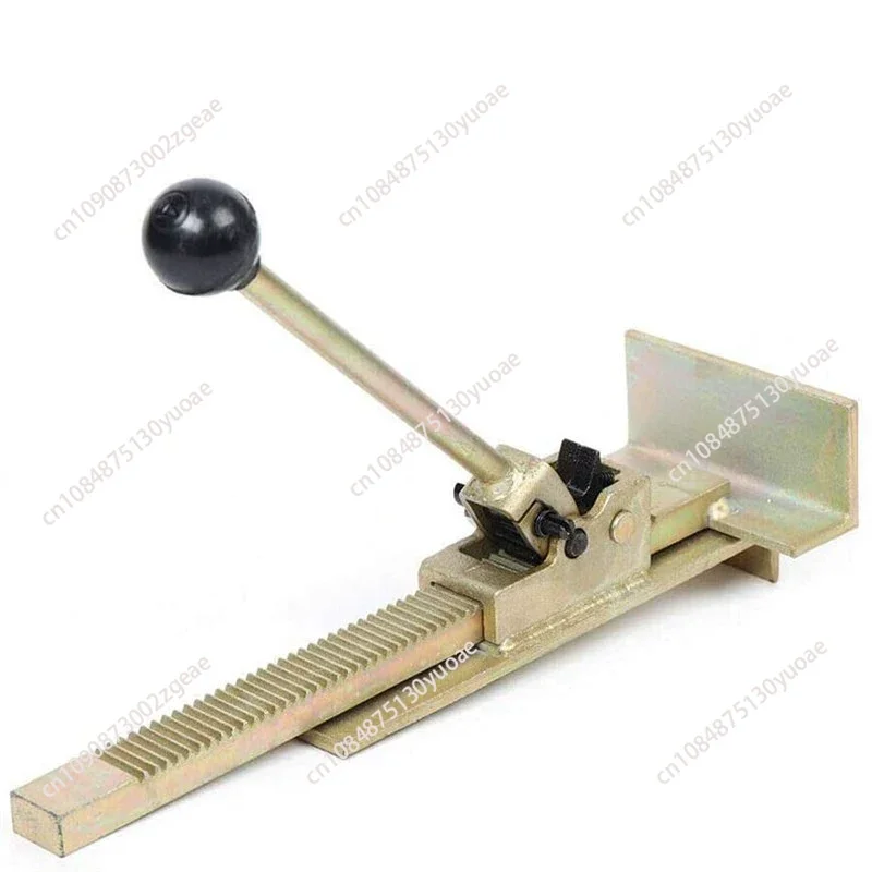

Hardwood Flooring Jack and Positioning Tool for Straighten and Installing Hardwood Floors Easy Ratcheting Mechanism