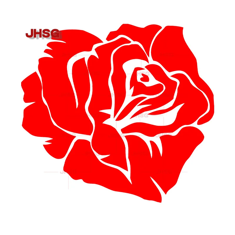 Rose Flower Vinyl Decal Sticker for Car/Window/Wall 20cm