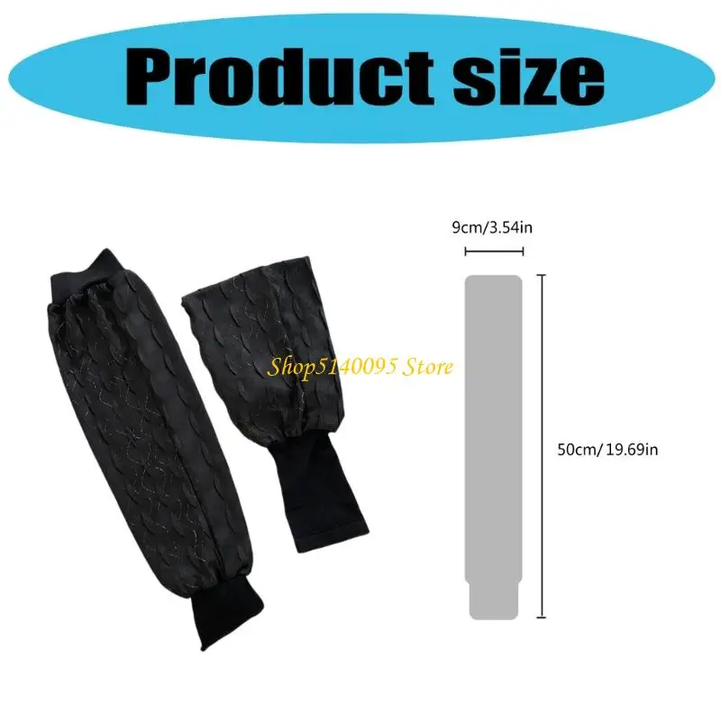 Dxae Солнце для экранирования рукавов рук крышки женщин Удобные ледяные шелковые охлаждающие перчатки