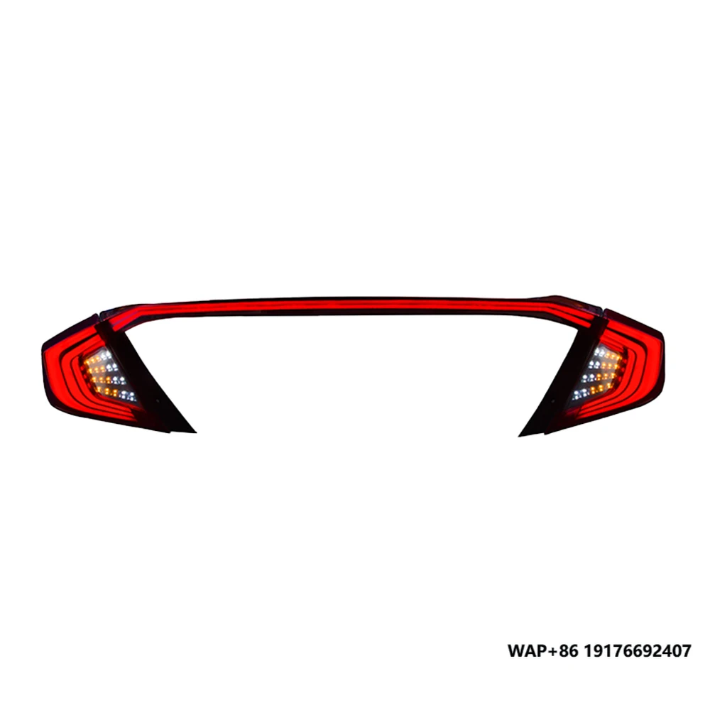 

ForHonda for Civic X 2016-2021 LED Dynamic Tail Light Assembly Upgrade for 10th FC FK7 FK8 100W Car Taillights Tool Accessories