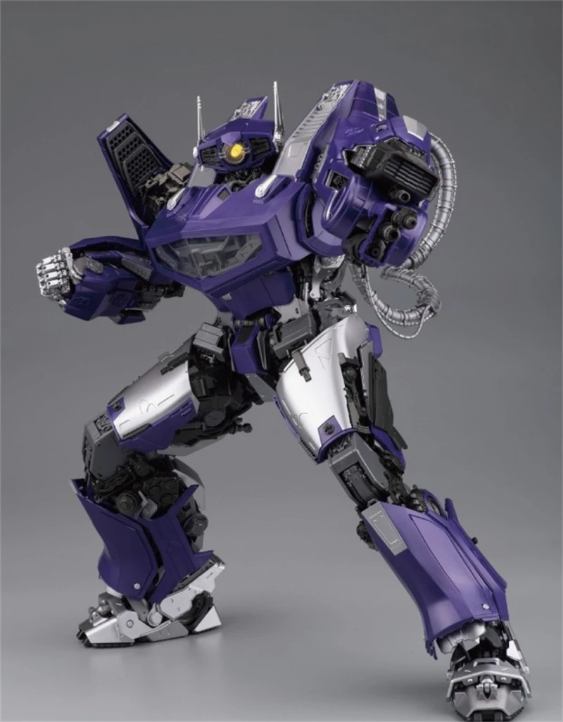 【In Stock】Yolopark Soskill Transformation Shockwave 30CM Super Movable Outer Armor Linkage Assembling Action Figures