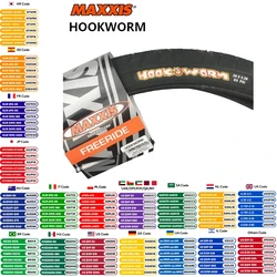 MAXXIS HOOKWORM 철사 타이어, URBAN FREERIDE 정품 MAXXIS 자전거 타이어, 20x1.95 110 PSI, 24x2.5, 26x2.5, 29x5/27.5x2.5, 65 PSI