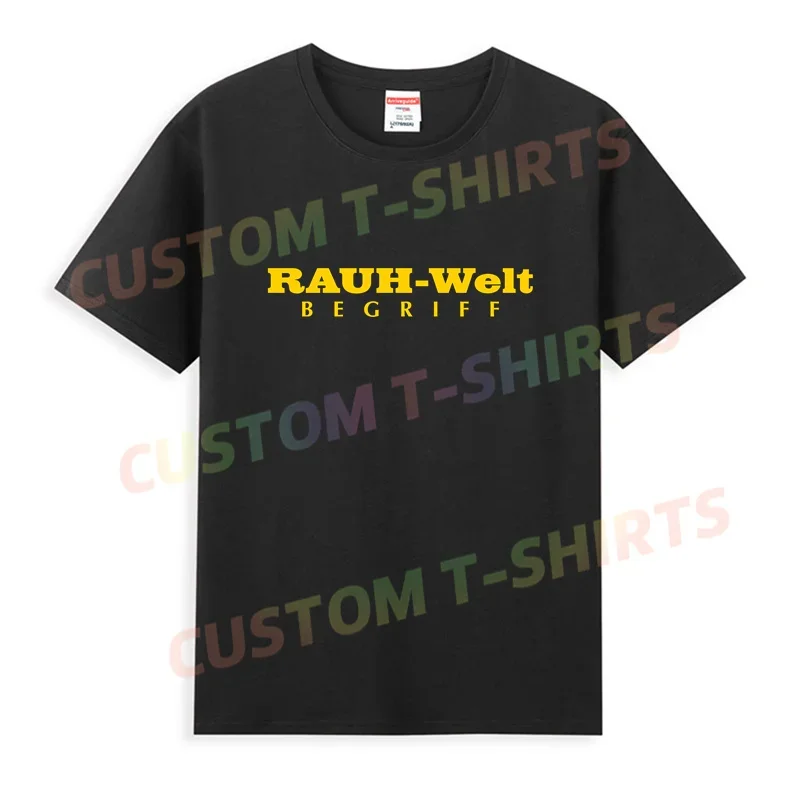 

Hot Sale Summer 100% Cotton Black Rwb Font Gold Essential T Shirt Men Short Sleeves Cool Tee Hip Hop Streetwear T-shirt