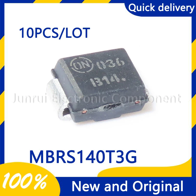 10PCS/LOT MBRS140T3G SMB Print B14 Schottky Diode Electronic Component  Integrated Chip Ic  New And Original