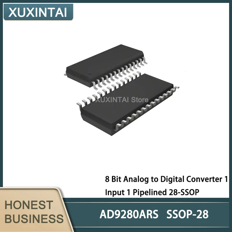 5Pcs/Lot   New Original  AD9280ARS AD9280  8 Bit Analog to Digital Converter 1 Input 1 Pipelined 28-SSOP