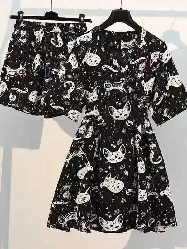 

Floral Print Faionable Women's Suit 2024 Summer New 2-Piece Set Chic Sli Workwear Profional Fem Outfit