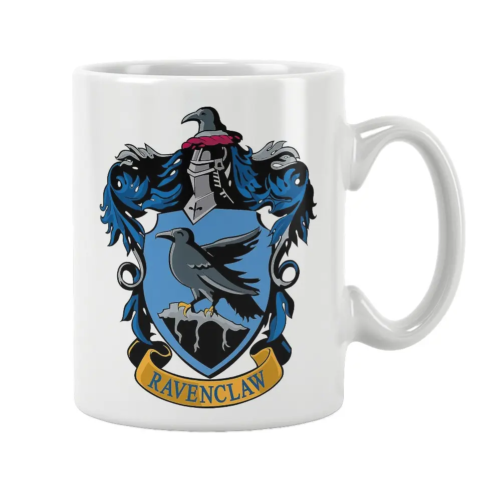 Ravenclaw-taza de cerámica blanca para café y té, Regalos divertidos