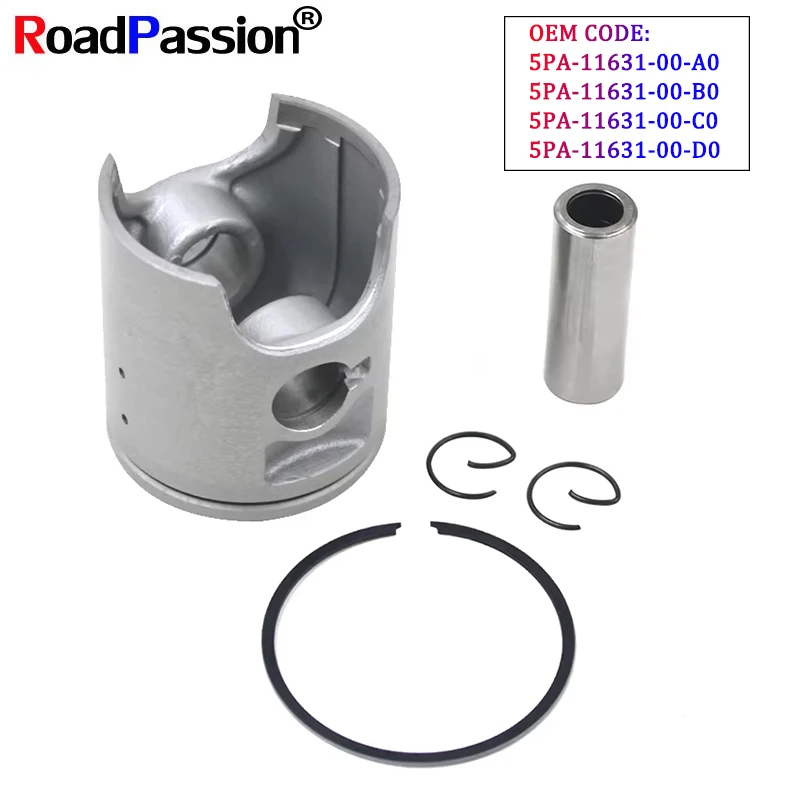 الطريق العاطفة أجزاء محرك الدراجة النارية المكبس خواتم مجموعة كاملة اسطوانة تتحمل STD ~ 100 حجم 47.5 مللي متر 48 مللي متر 48.5 مللي متر لياماها YZ85 YZ 85