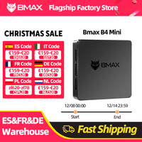 BMAX B4 Mini Windows 11 PC Intel N95 12GB 256GB SSD 2*HDMI 1*DC Supports 4K@60Hz 1000MHz Intel UHD Graphics mini pc