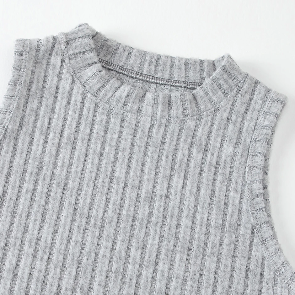 3-teiliges Set aus ärmellosen Damenwesten für Herbst und Winter, modisches, lässiges Oberteil, warme, multifunktionale Weste für Mädchen als Innenwäsche. – Detail 12