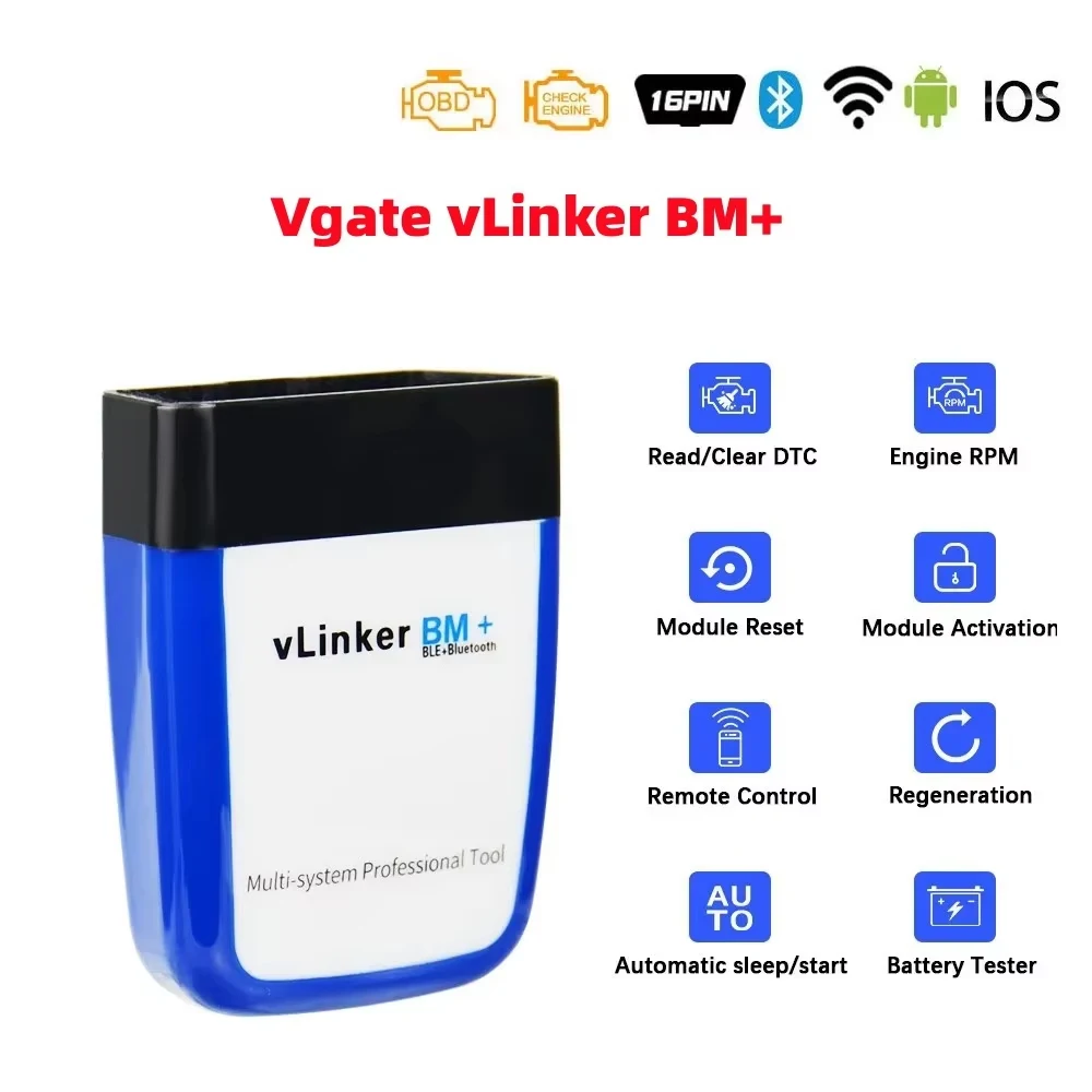 Vgate vLinker BM+ V2.2 – Najlepszy skaner OBD2 dla BMW z obsługą BimmerCode