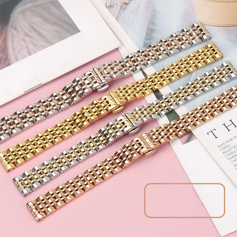 Ремешок для часов Armani Tissot для Seiko for Citizen Samsung, ремешок из нержавеющей стали 18 20 22 мм, браслет, аксессуары для часов