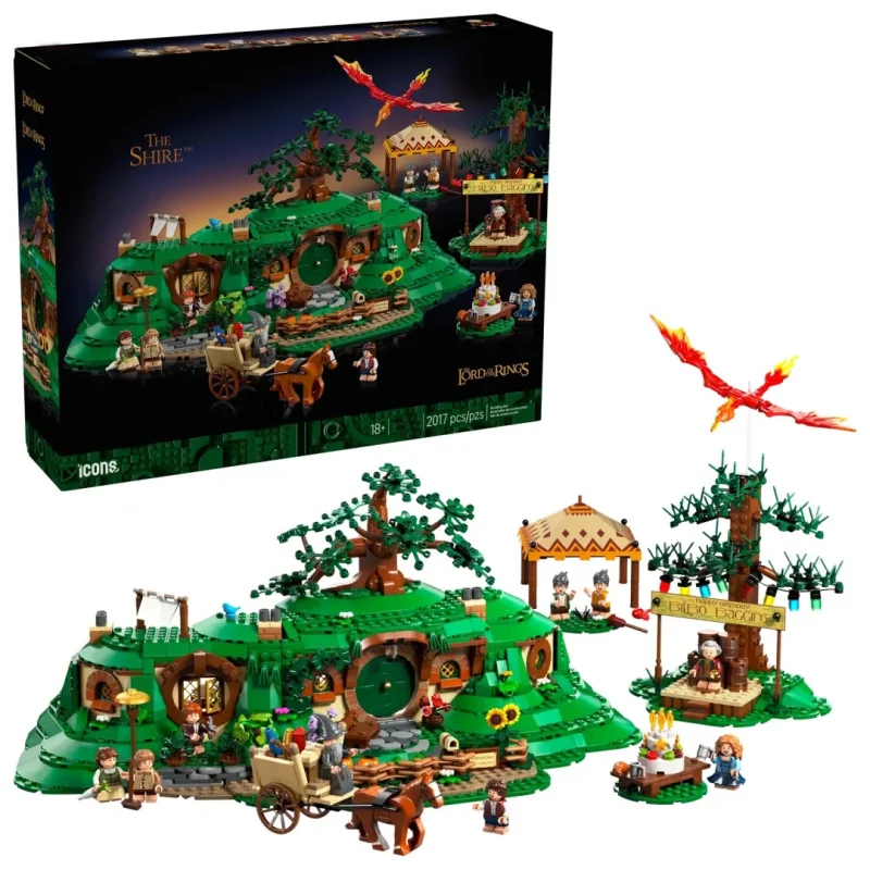 

2017pcs 10354 The Hobbit & The Lord of the Rings Series Shire Adult Educational Building Blocks Toy Birthday Gift