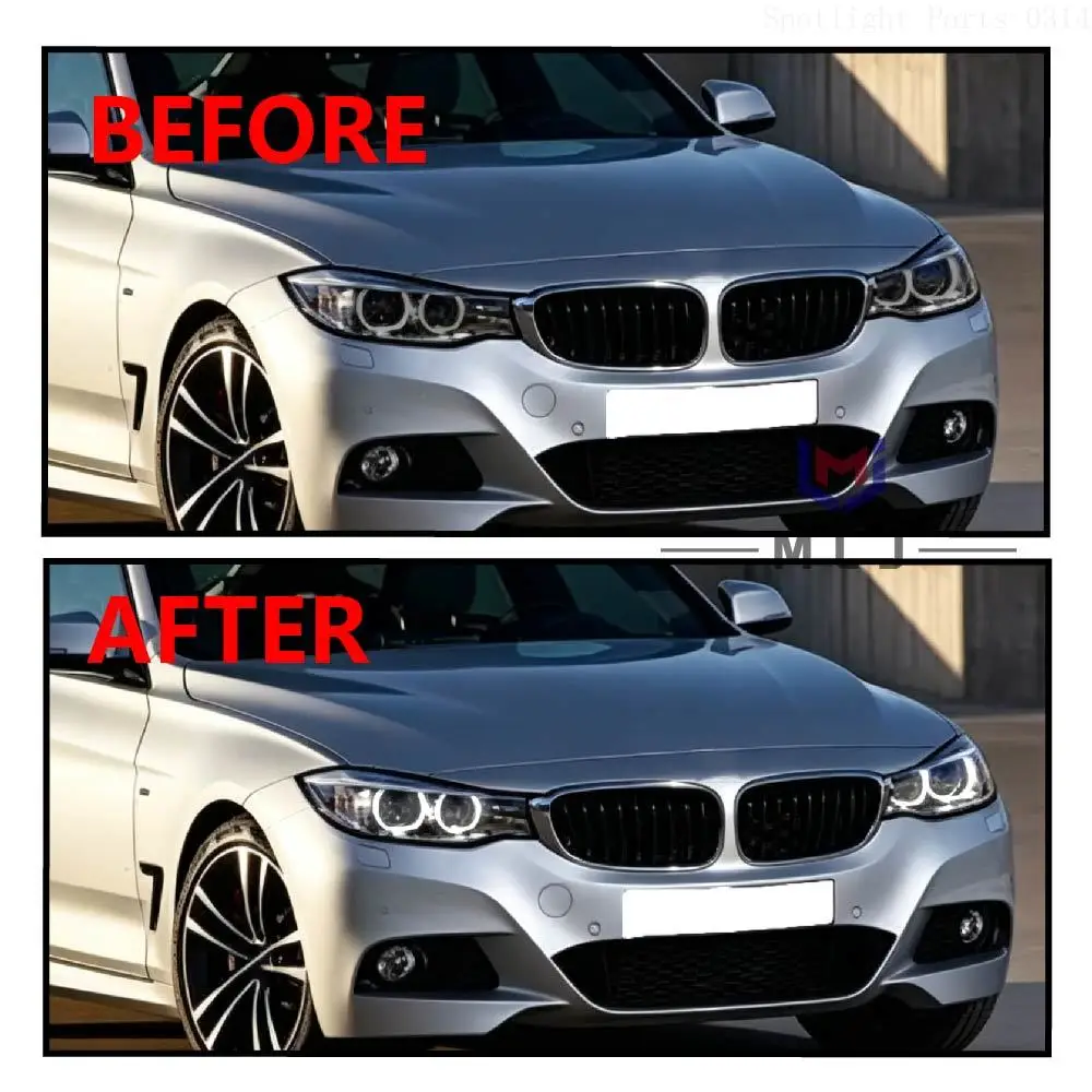 63117470425 63117470426 For 2015-2019 BMW 3 Series F34 GT LCI Angel Eyes Daytime Running Lights Module LED Headlight DRL Module view 6